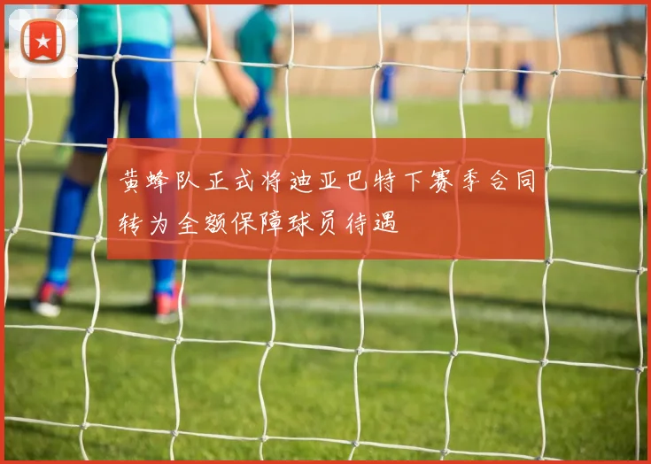 黄蜂队正式将迪亚巴特下赛季合同转为全额保障球员待遇